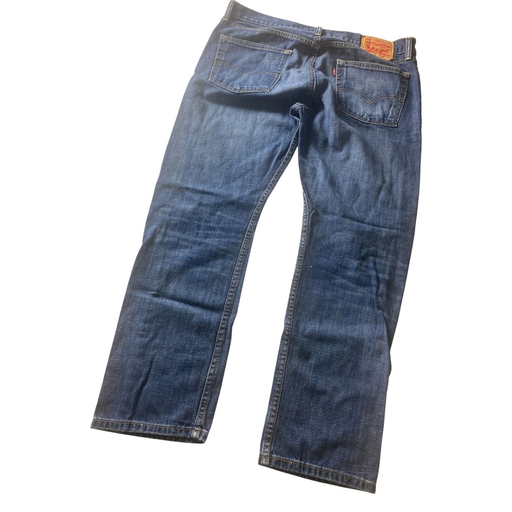 Levis 511 Slim Fit Jeans Mens W36 L30 Blue Stretch Denim Pants Dark Wash